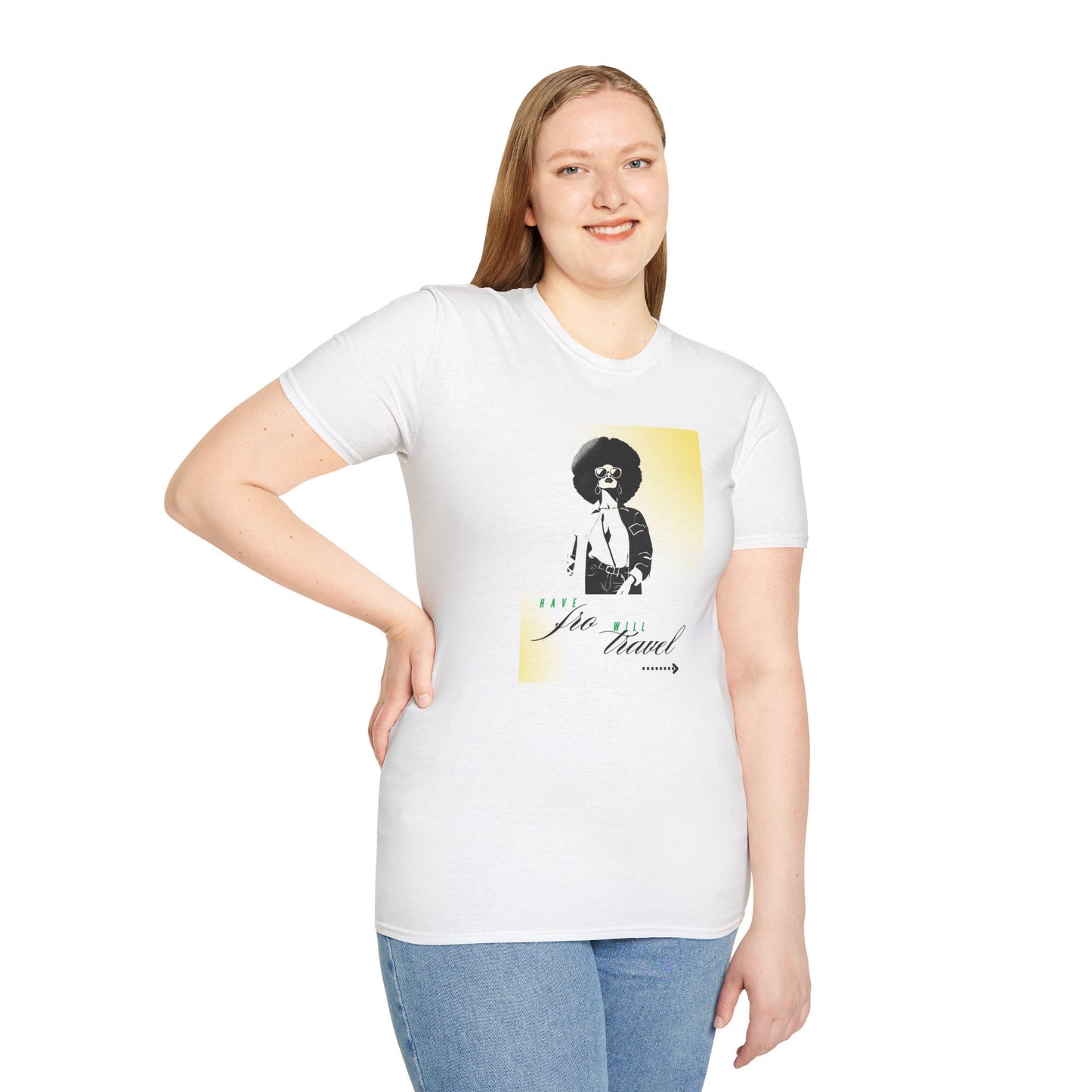 Have Fro, Will Travel Afro Graphic T-Shirt