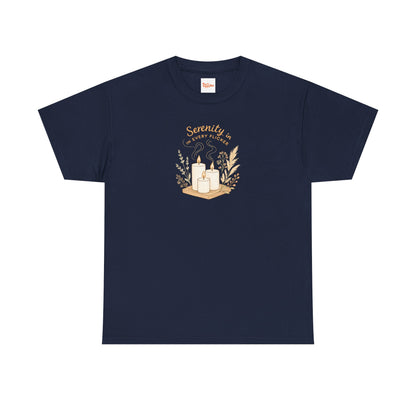 Serenity Candle Cotton Tee