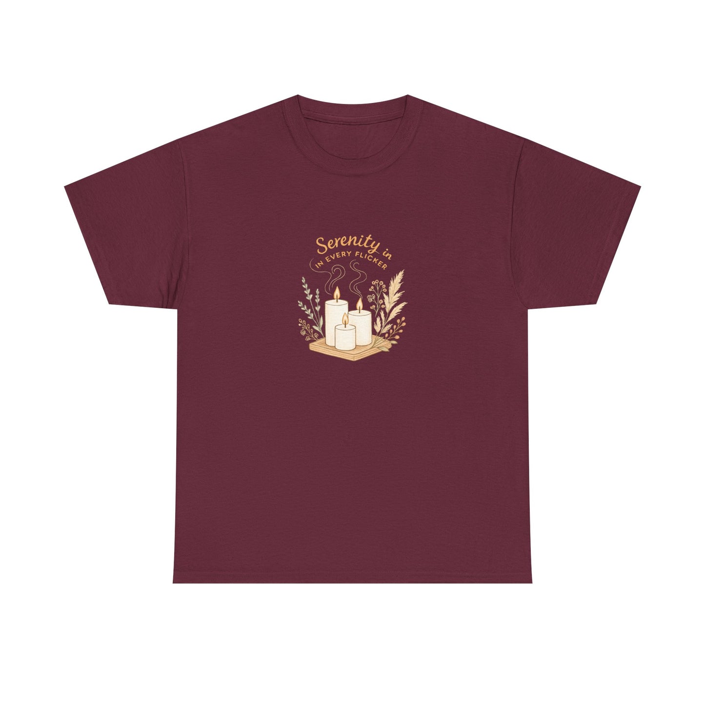 Serenity Candle Cotton Tee