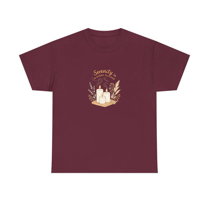 Serenity Candle Cotton Tee