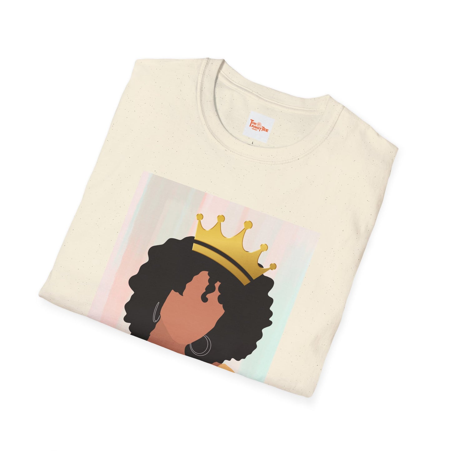Crown Queen T-Shirt, Afro Art, Black Woman T-Shirt