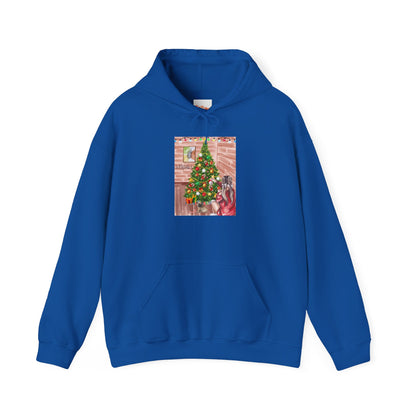 Christmas Hoodie - Girl Decorating Tree
