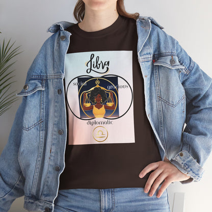 Libra Zodiac Graphic Unisex Tee