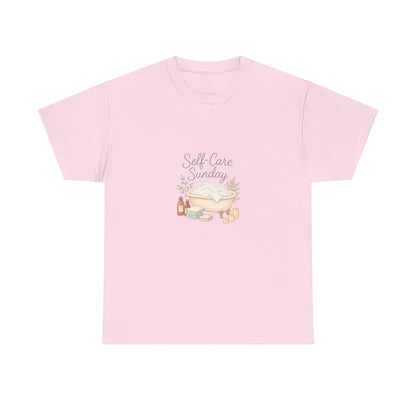 Self-Care Sunday Unisex Cotton Tee