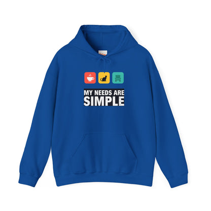 My Needs Are Simple Cat Coffee Chair Hoodie