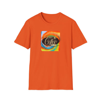 Chaos and Coffee Tie Dye Graphic