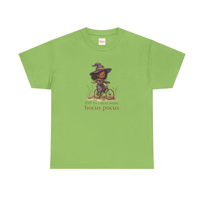 Hocus Pocus Witch Girl Bicycle T-Shirt