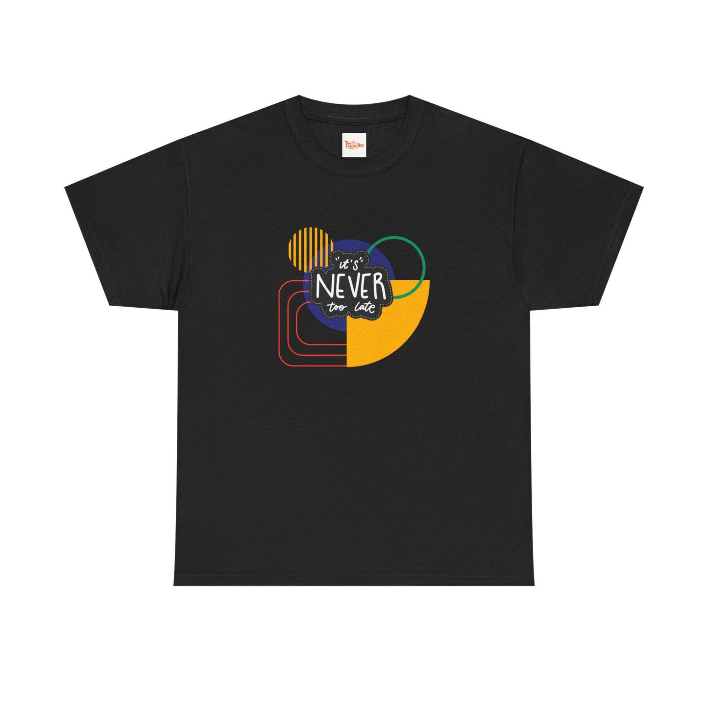 Graphic Tee - It's Never Too Late Retro Design