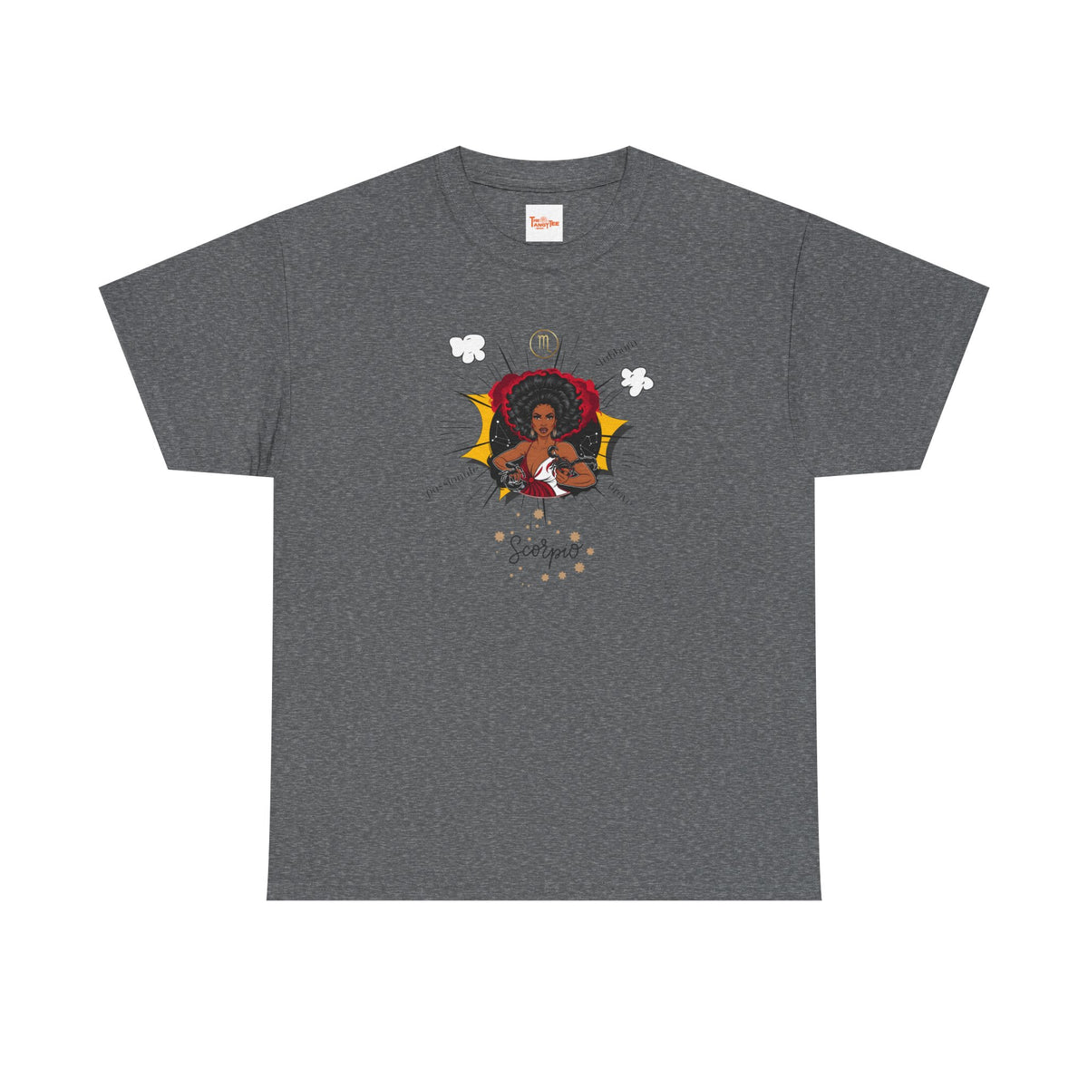 Scorpio Black Woman Zodiac T-Shirt — Scorpio Traits Graphic Tee