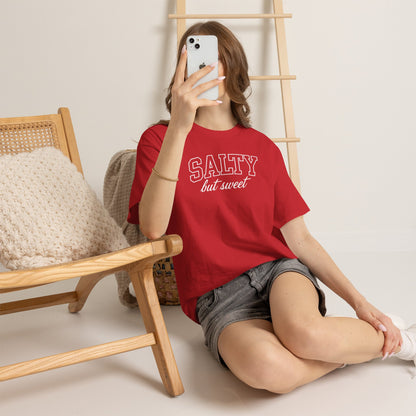 Salty But Sweet Tee — Funny Beach Vibe Cotton T‑Shirt