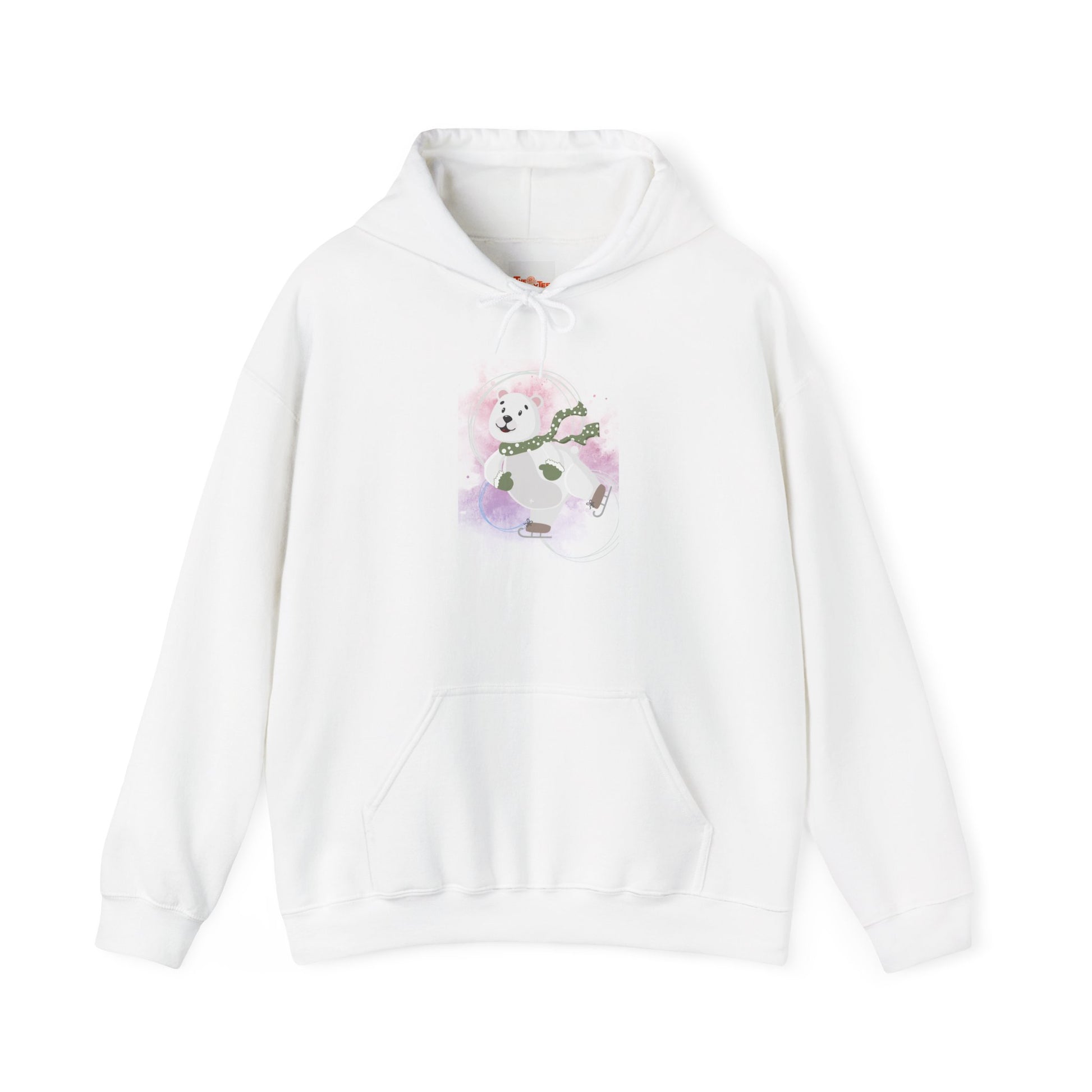 Teddy Bear on Skates Hoodie