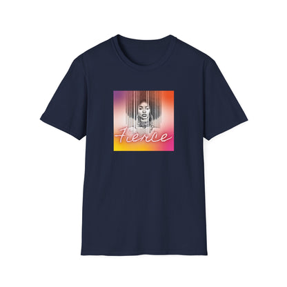Fierce Multicolor Afro Black Woman T-Shirt