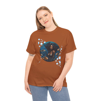 Blue Bubble Mermaid Unisex Tee