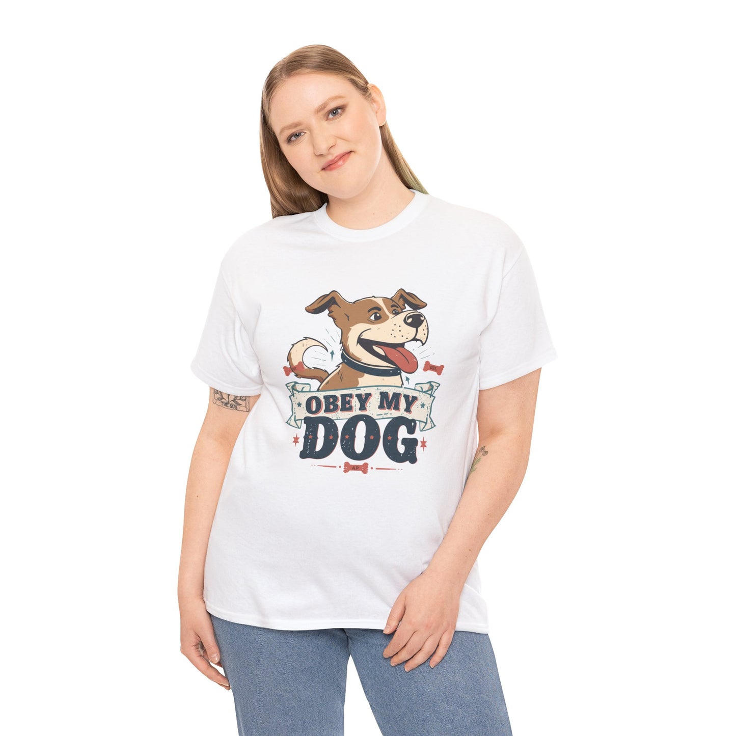 Obey My Dog T-Shirt — Happy Dog Graphic Tee