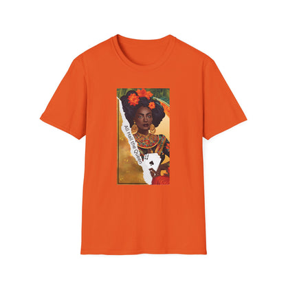 Spades Playing Cards Unisex T-Shirt - All Hail the Queen Design