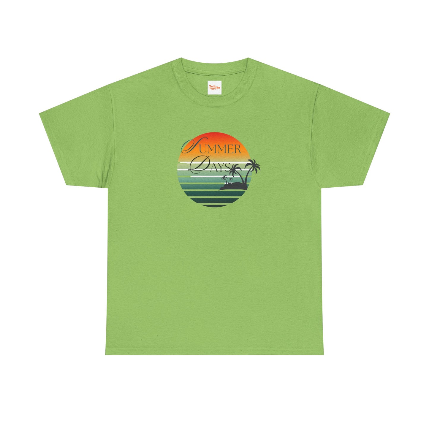 Palm Tree Tee - Summer Days Unisex Heavy Cotton Tee