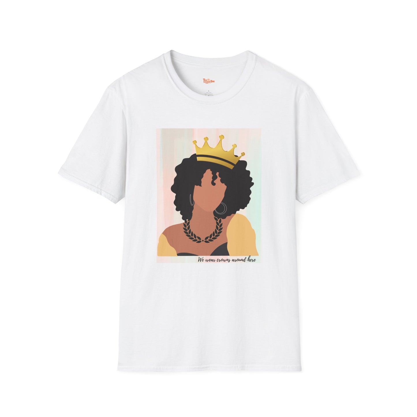 Crown Queen T-Shirt, Afro Art, Black Woman T-Shirt