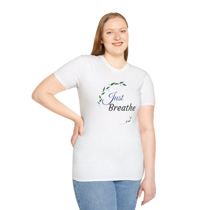 Floral Frame Unisex T-Shirt - Just Breathe Design