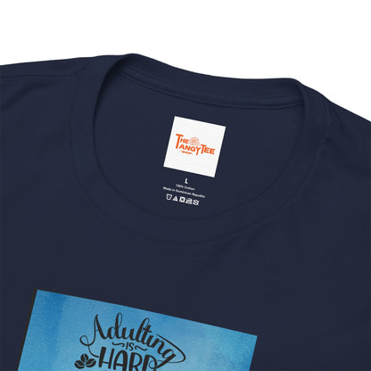 Coffee Lover T-Shirt: Adulting is Hard Without Coffee