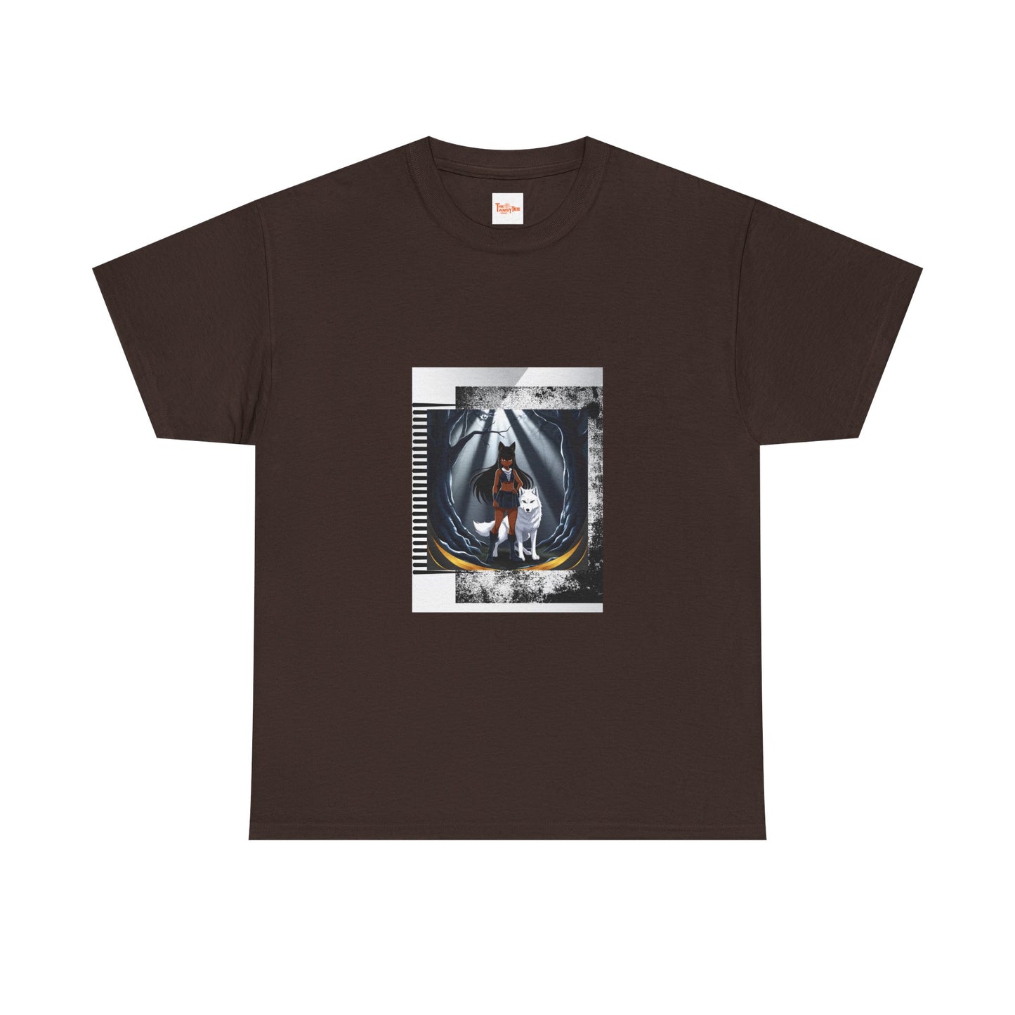 Anime Girl Wolf Tee