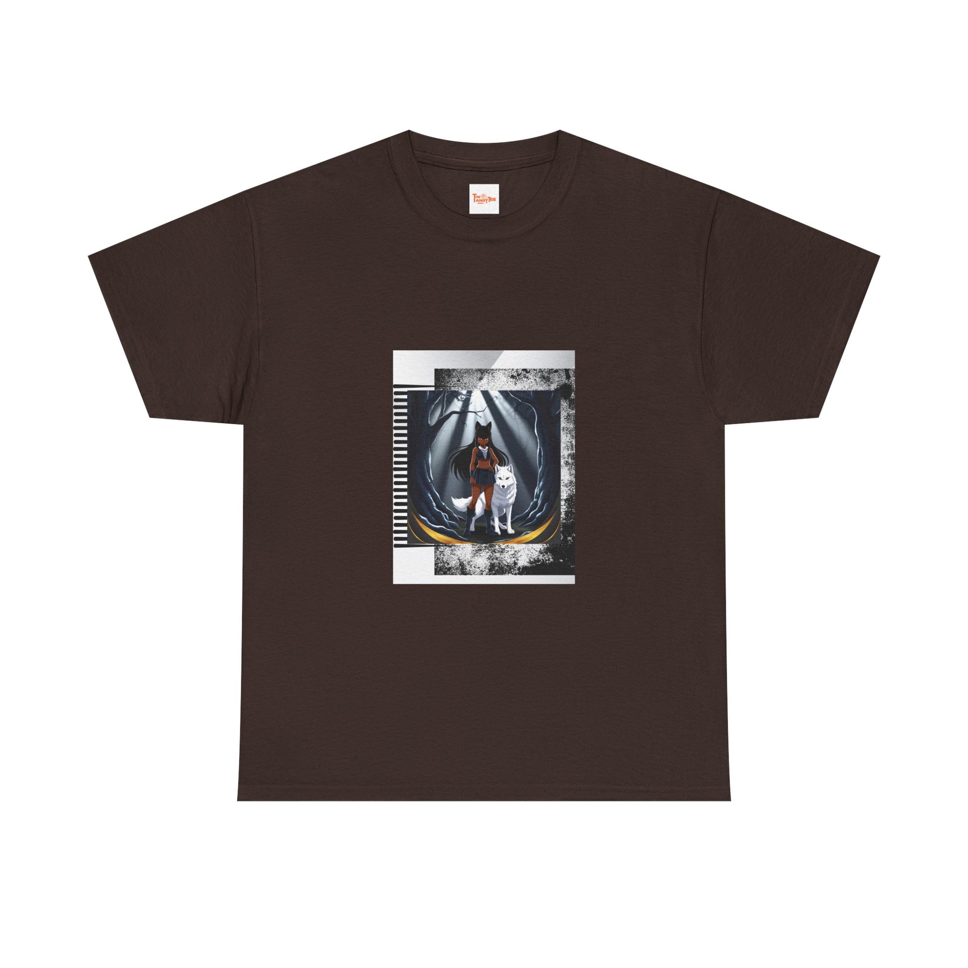 Anime Girl Wolf Tee