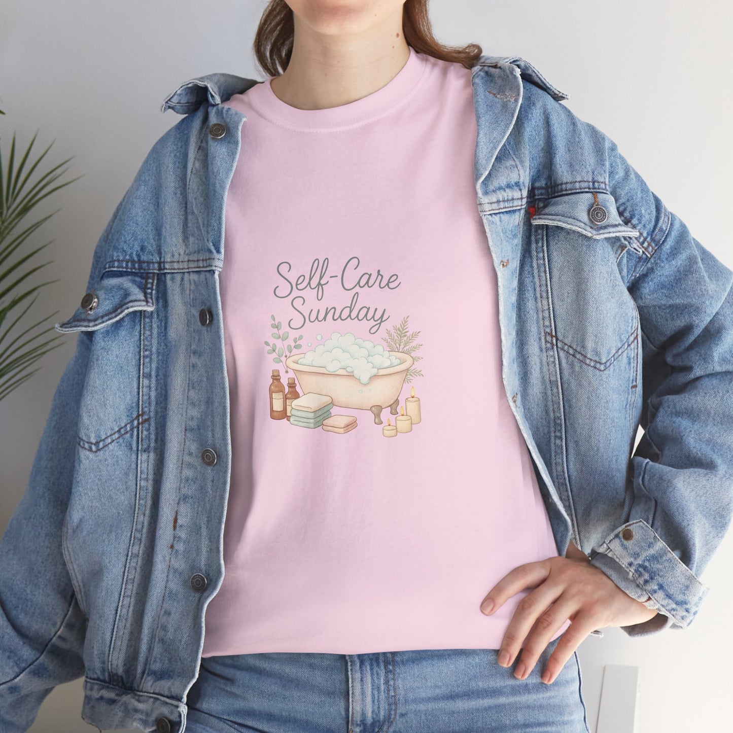 Self-Care Sunday Unisex Cotton Tee