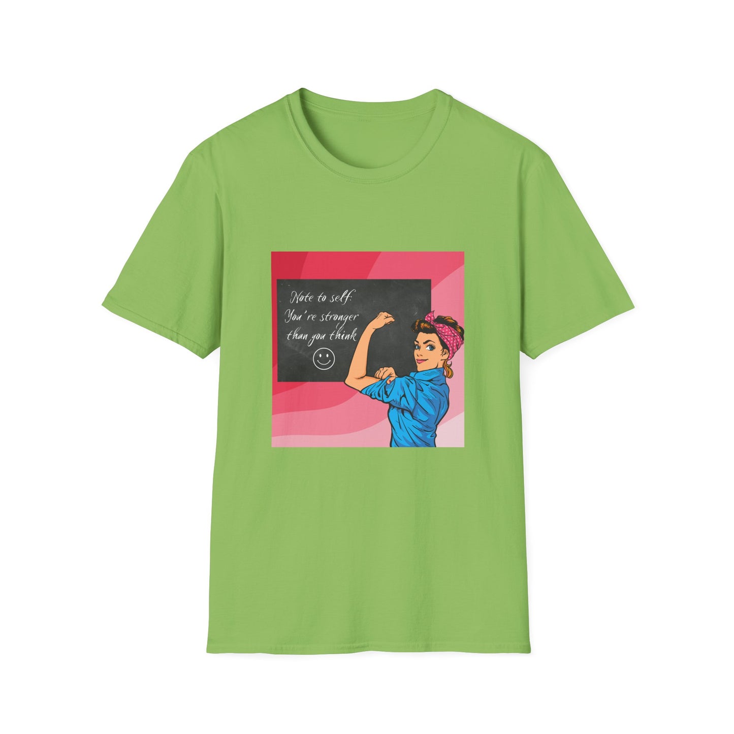 Strong Woman Graphic Unisex Softstyle T-Shirt