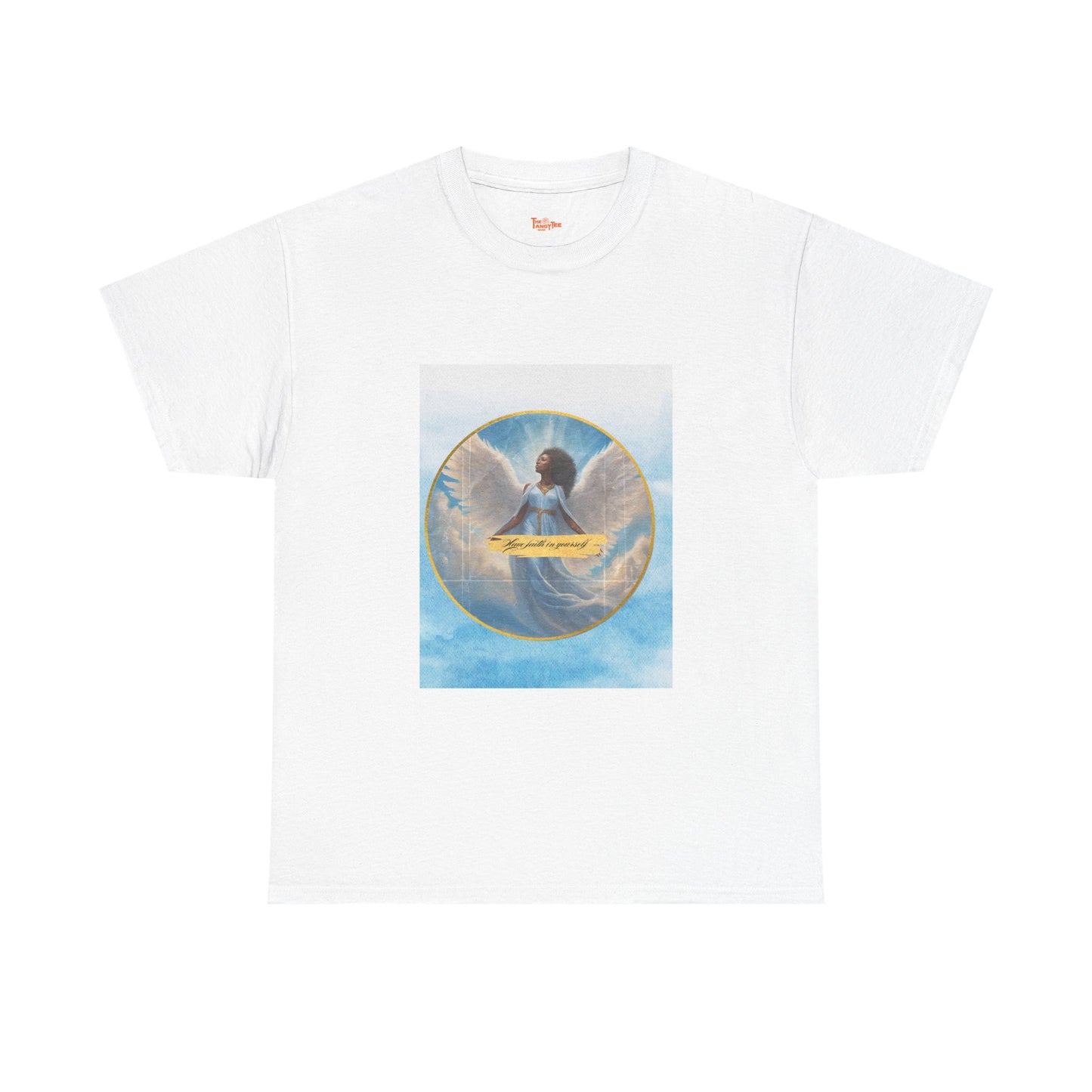 Graphic Tee - Have Faith in Yourself, Black Angel Design