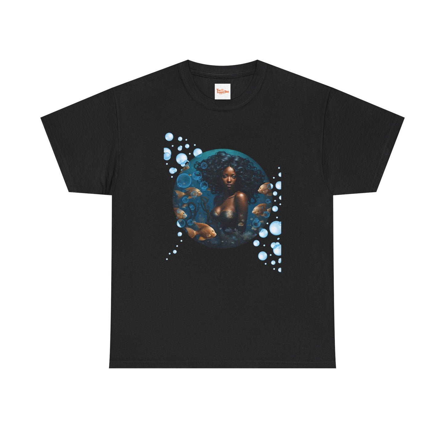 Blue Bubble Mermaid Unisex Tee