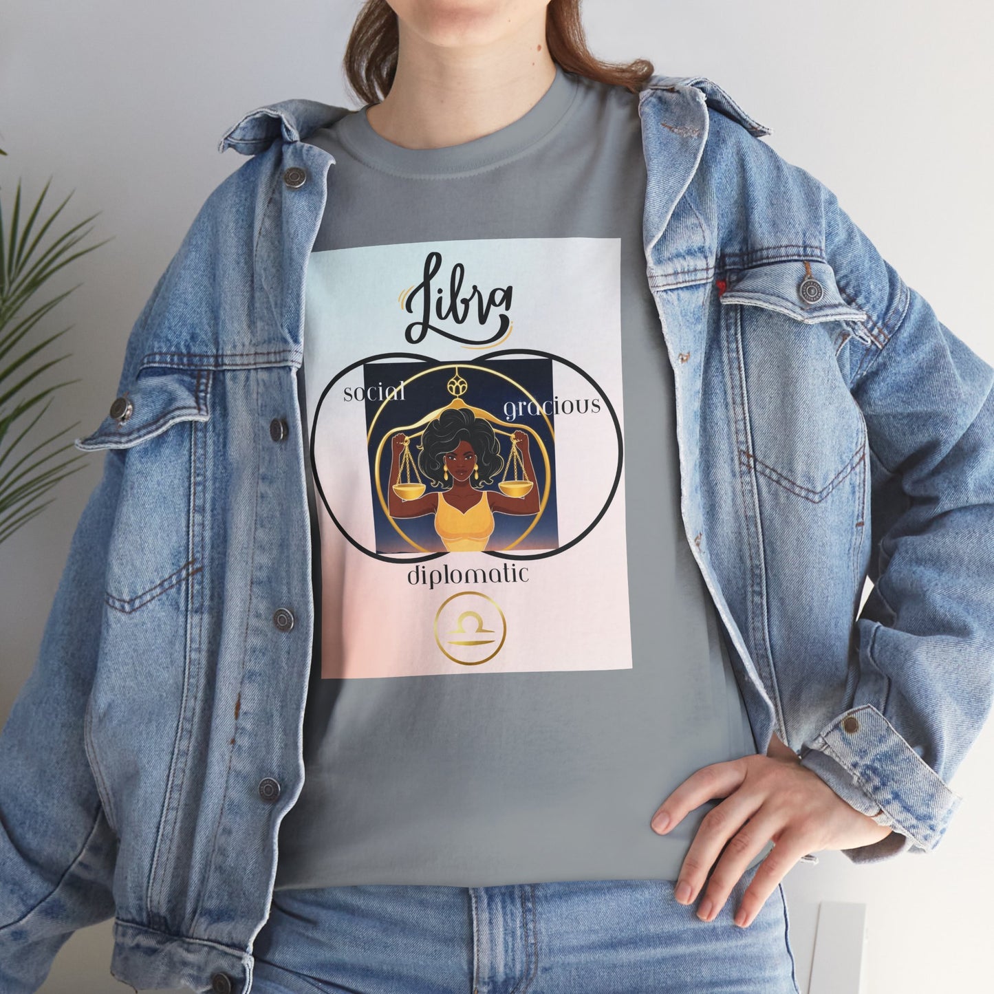 Libra Zodiac Graphic Unisex Tee