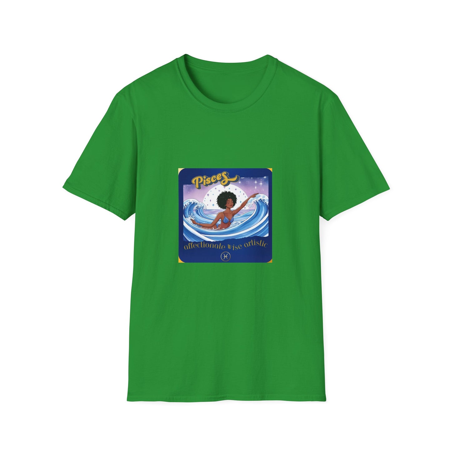 Pisces Woman Ocean Graphic T-Shirt