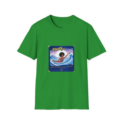 Pisces Woman Ocean Graphic T-Shirt