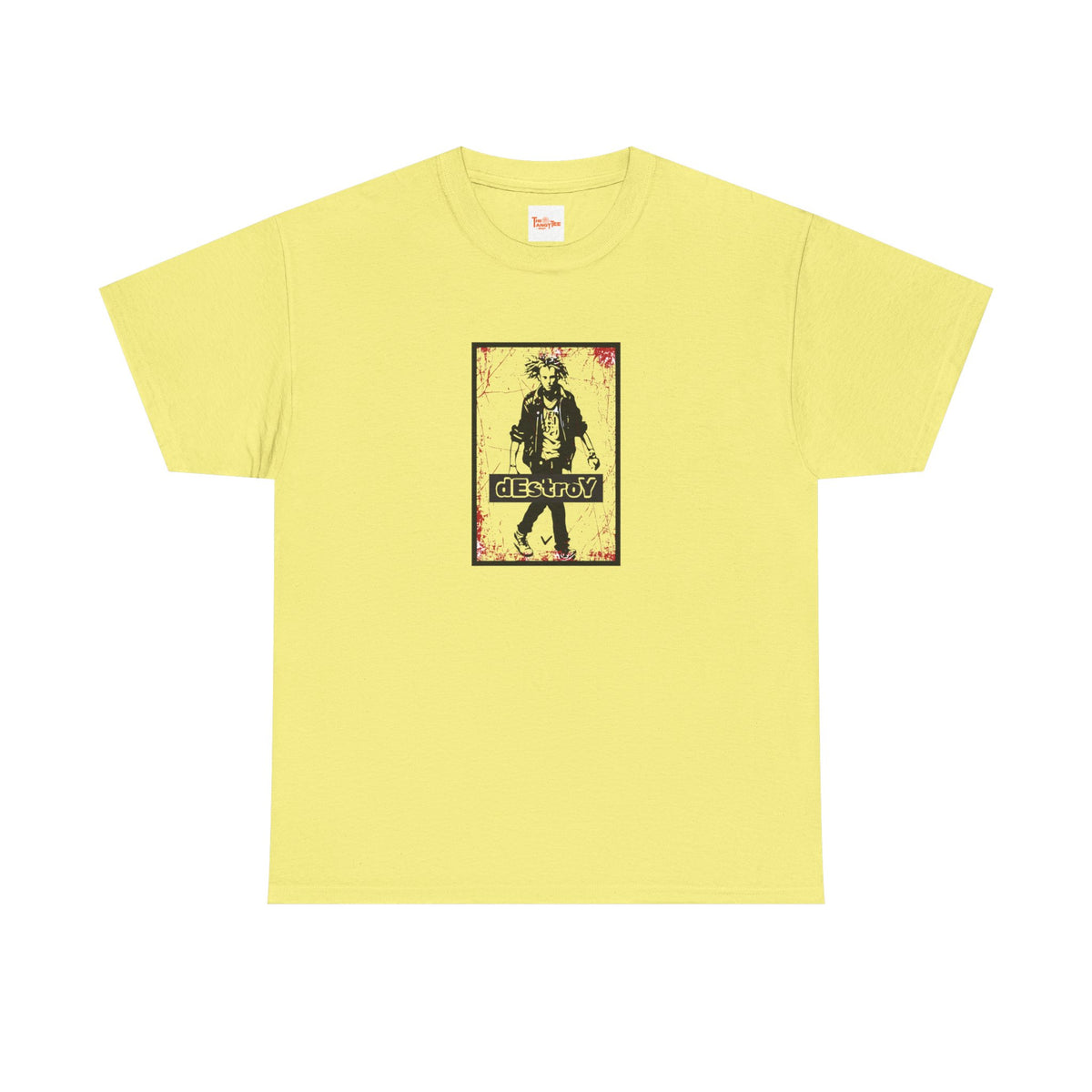 Punk Rock 'Destroy' Tee — Graphic Band-Style T-Shirt