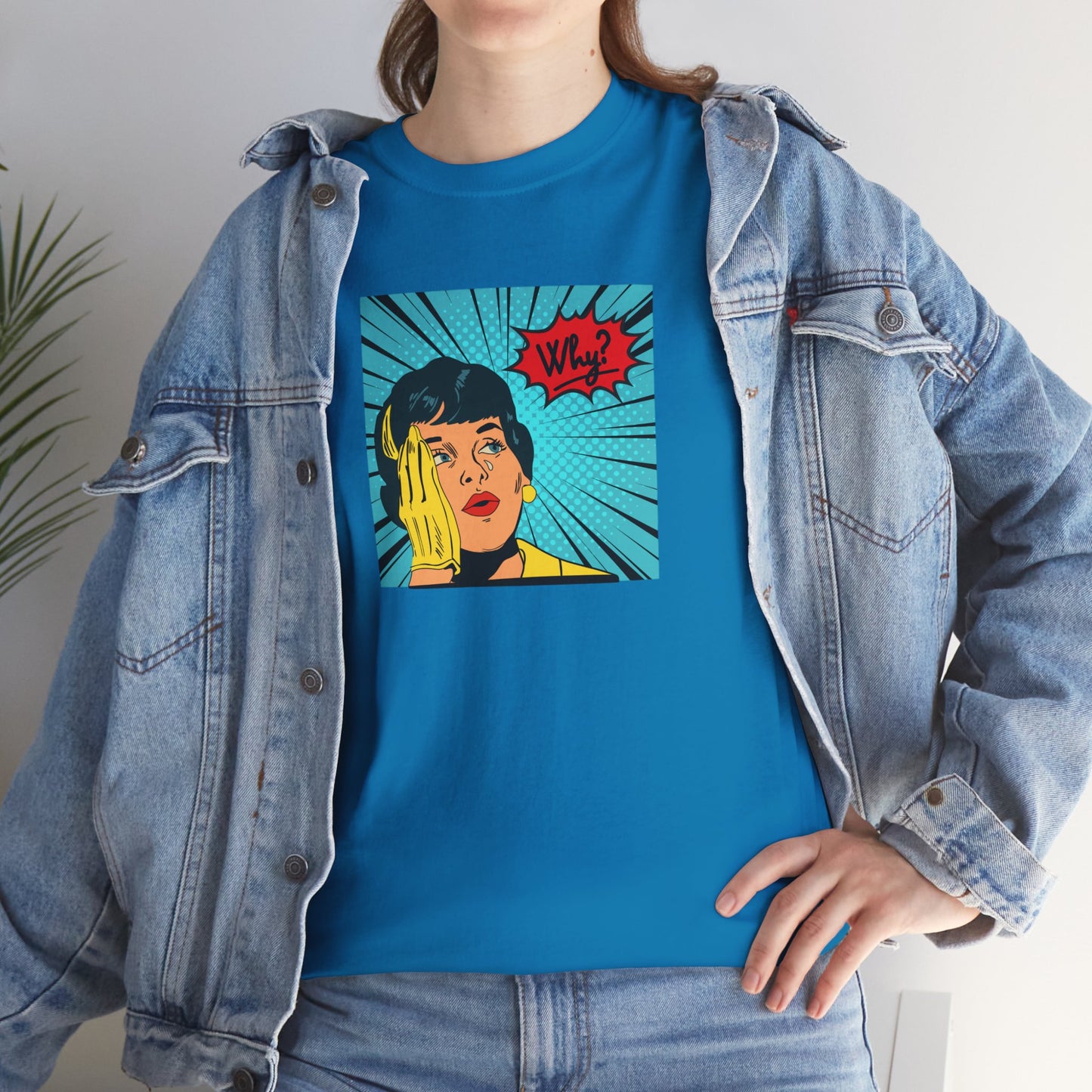 Comic Book Damsel Unisex Tee - Asking Why