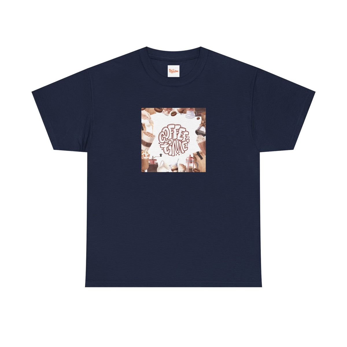 Coffee Time T-Shirt — Graphic Coffee Cups Tee
