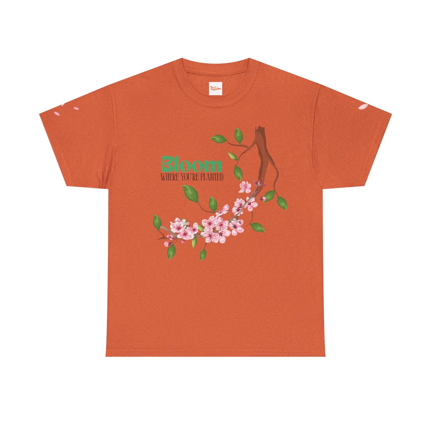 Graphic Tee - Bloom Where You're Planted, Trailing Vines Design