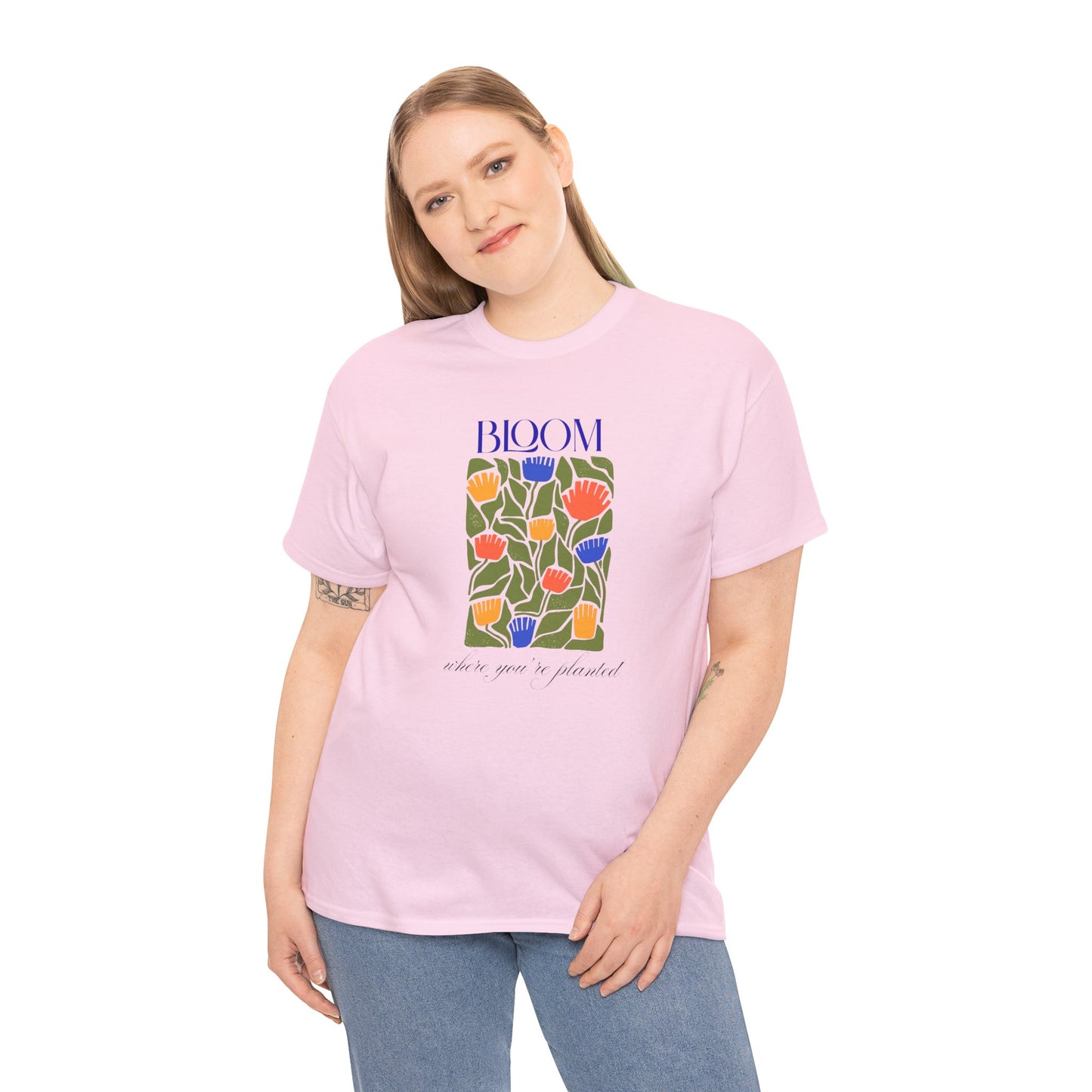 Floral Tee - Bloom Where You're Planted