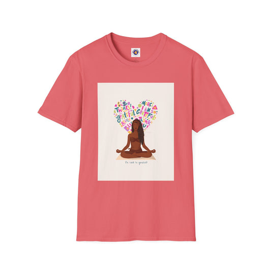 Yoga Woman Graphic Unisex T-Shirt - Be Kind to Yourself