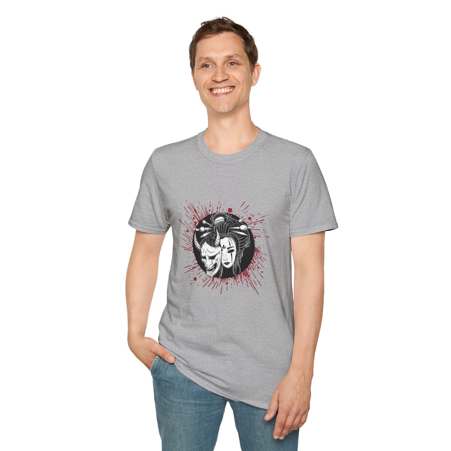 Asian Mask Graphic T-Shirt
