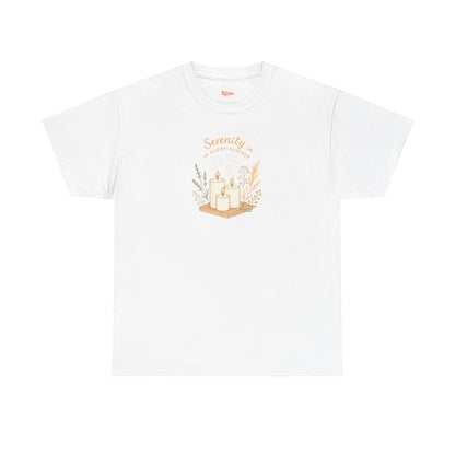 Serenity Candle Cotton Tee