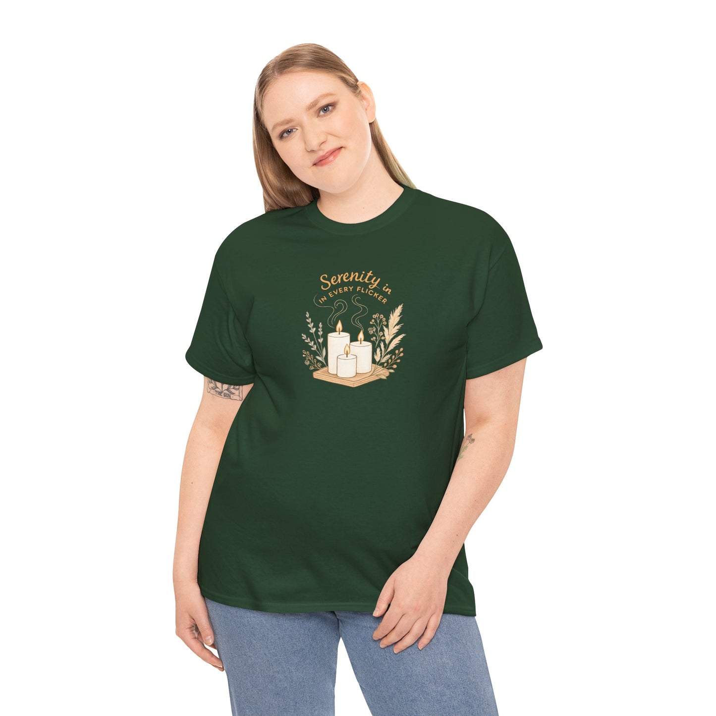Serenity Candle Cotton Tee