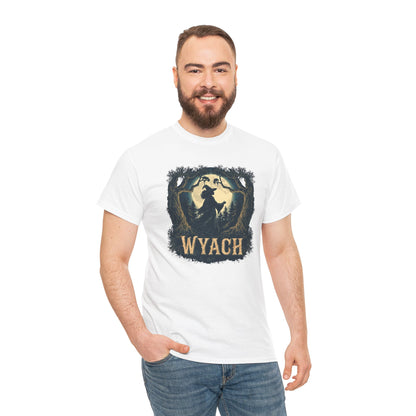 Wyach Night Witch Tee — African American Silhouette Forest Graphic T-Shirt