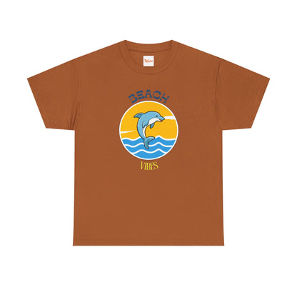 Beach Vibes Dolphin T-Shirt — Sunny Ocean Graphic Tee