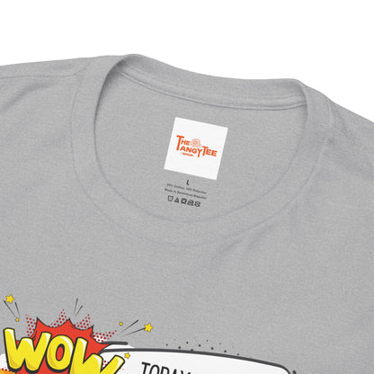 Comic Character Graphic Unisex Tee - 'Wow, today was a waste of makeup'
