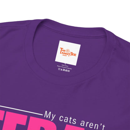 Cat Lover T-Shirt - My Cats Aren't Feral But I Am