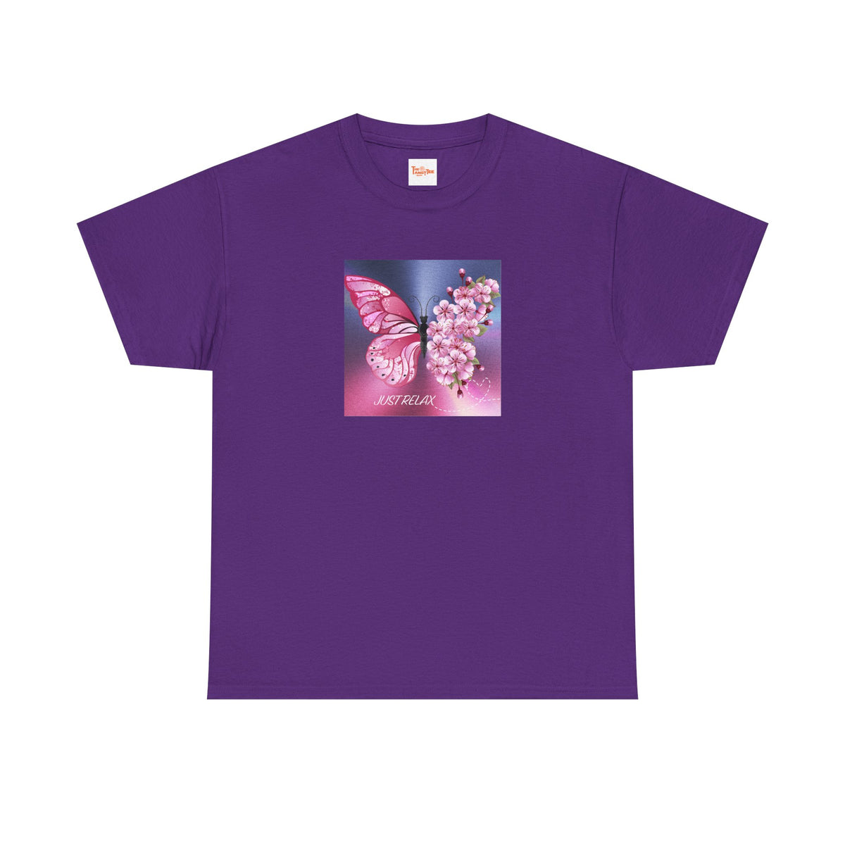 Just Relax Butterfly & Flowers T-Shirt