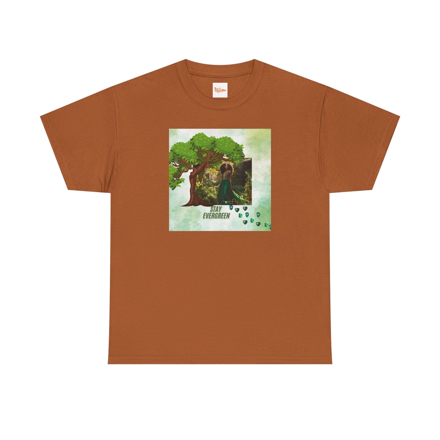 Evergreen Black Woman Tee