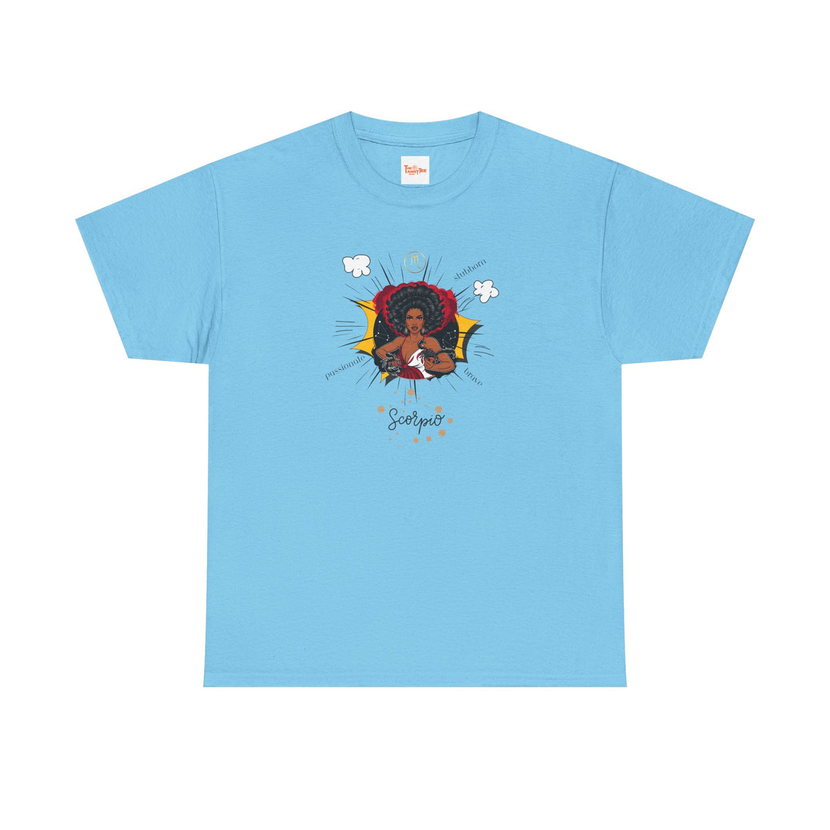 Scorpio Black Woman Zodiac T-Shirt — Scorpio Traits Graphic Tee