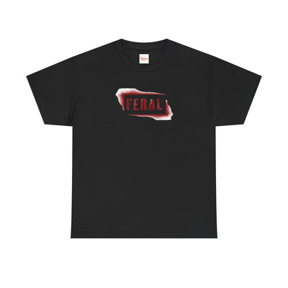 Graffiti Tee - Feral in Spray Paint Design