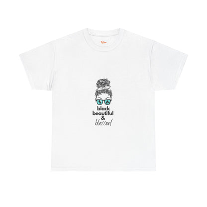 Black Beautiful Blessed Unisex Tee